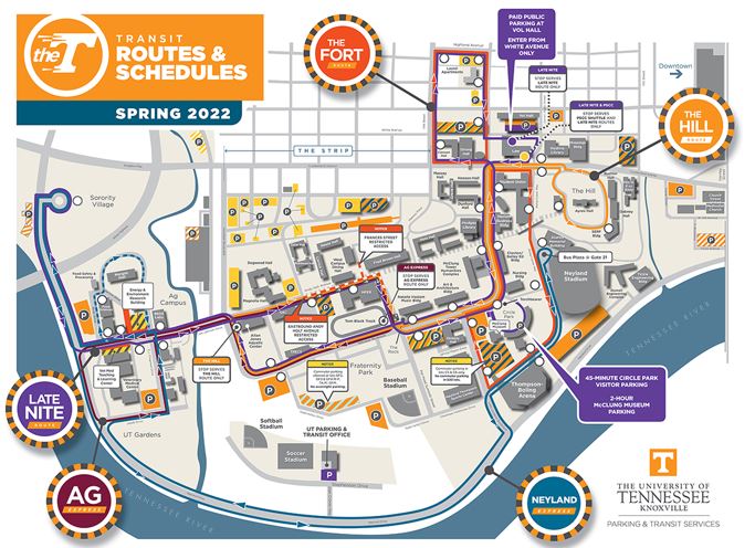 Utk Schedule Fall 2022 Operating Schedule | Ride The T (Transit)